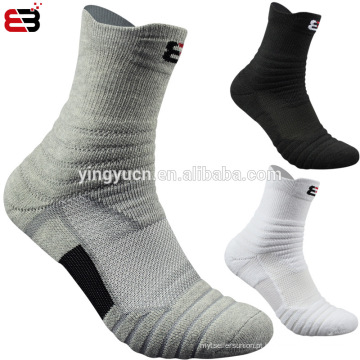 2019 meias de basquete longa elite espessadas masculinas toalha de algodão profissional meias de badminton para corrida ao ar livre
